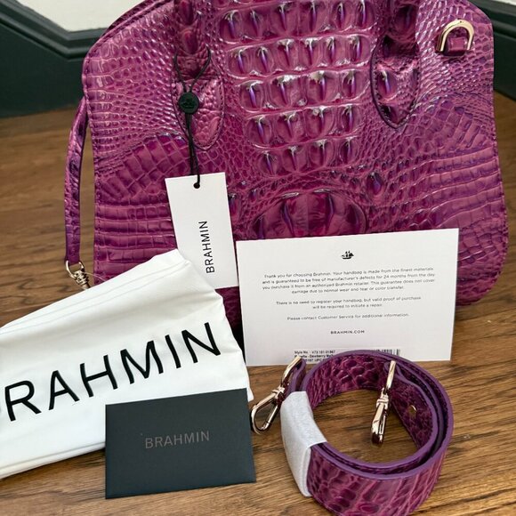 NWT - Brahmin - Rosetta featured in Dewberry Melbourne - Picture 3 of 10